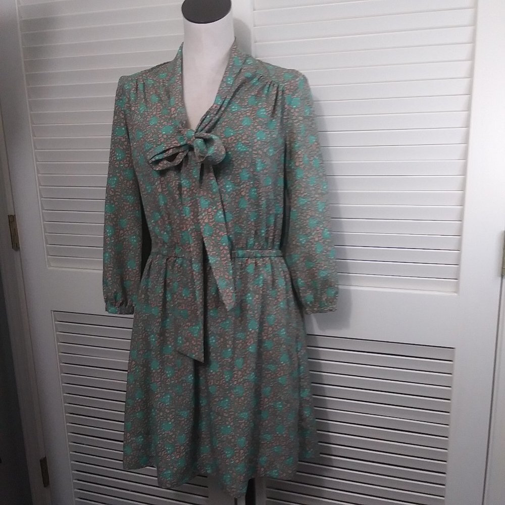 Tinley Road Dress Tie Front Bow Cottage Core Floral Womens Small - Picture 12 of 12